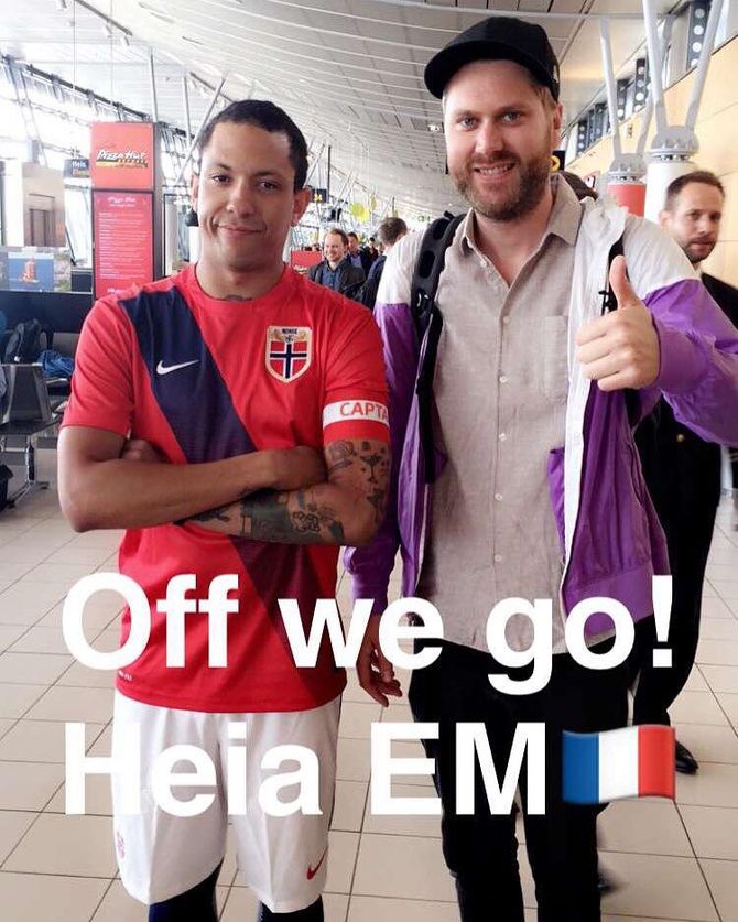 Fra Heia Fotball sin Snapchat-konto. (Foto: NRK)