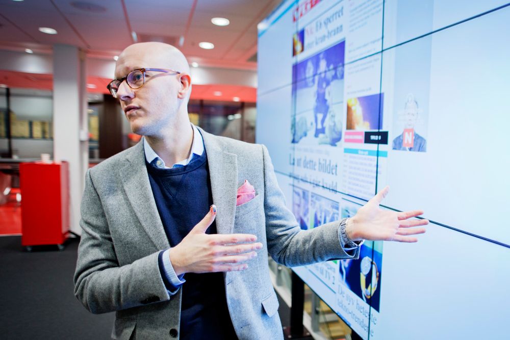 Digitalredaktør Ola Stenberg i VG