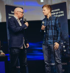 Her blir «Andz» intervjuet av Rune Fjeld Olsen på SpillExpo 2016.