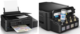 Dagens premie, Epson Ecotank ET-2550 har store blekktanker du kan etterfylle ved behov, samt to års forbruk av blekk.