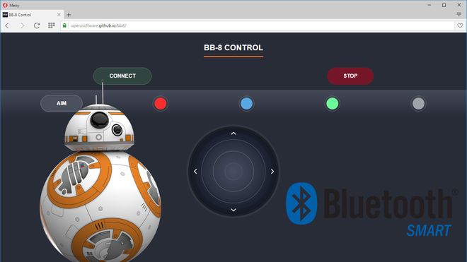 Nå skal webplattformen få Bluetooth-tilgang. Styr BB-8 fra nettleseren