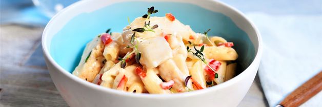 Når fisk, pasta og ost kommer på samme tallerken, får alle sine middagsønsker oppfylt