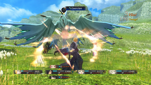 Velkjend action i Tales of Berseria.