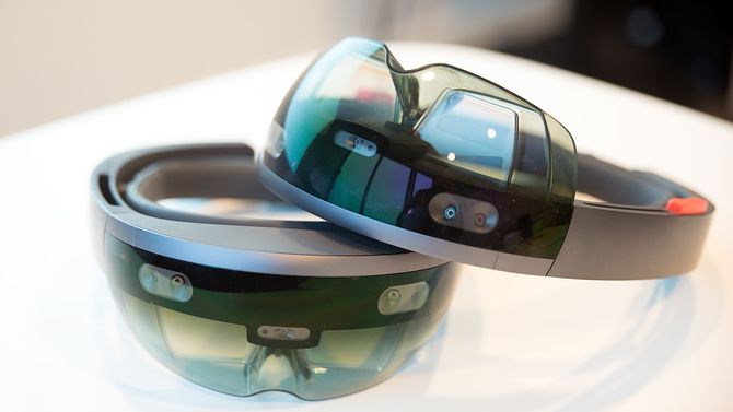 Slik ser Microsoft Hololens-brillene ut.