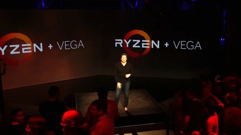 Et Vega-basert grafikkort ble demonstrert for første gang under AMDs Ryzen-annonsering i desember.