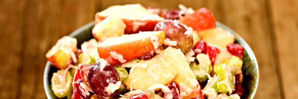 Slik lager du waldorfsalat