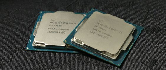Dagens Kaby Lake-toppmodeller Core i7-7700K og Core i5-7600K.