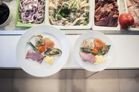 TILTAK: 20 prosent mindre tallerkenstørrelse på buffet gir opptil 20 prosent mindre matavfall.
