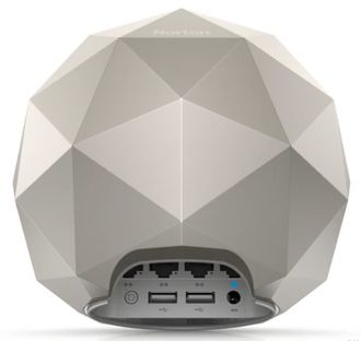 Ruteren Norton Core er utstyrt med blant annet en fireporters Gigabit Ethernet-svitsj, i tillegg til støtte for ulike trådløse nettverksteknologier.