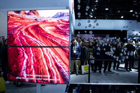 LG er demonstrerte sin Nano Cell-teknologi, som gir tradisjonelle LCD-skjermer bedre bildekvalitet.