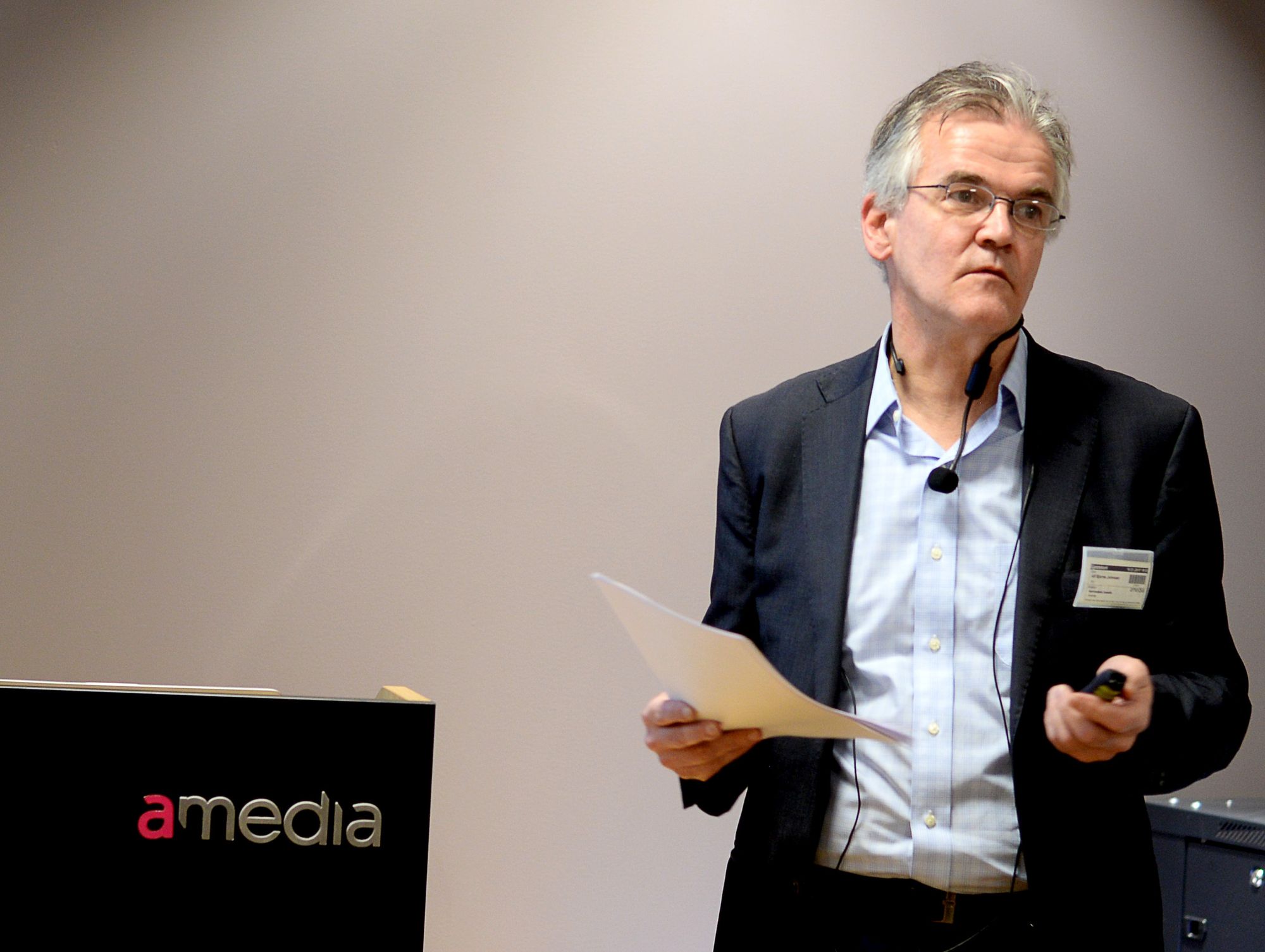 Alf Bjarne Johnsen la fram PFU-statistikken for 2016.