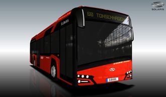 Norgesbuss Solaris Linje 60.