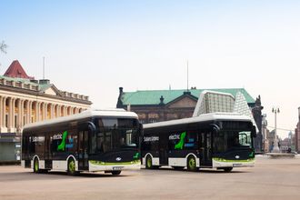 Både Unibus og Norgesbuss anskaffer to Solaris Urbino 12 electric, men med forskjellig batterikapasitet.