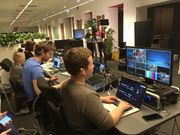 På videodesken hos ABC Startsiden i Oslo.