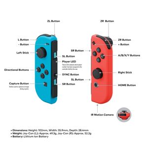 Switch-utstyret vil komme i flere farger.