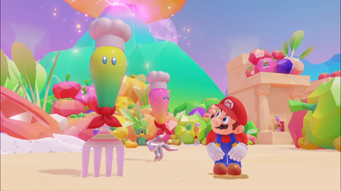 Super Mario Odyssey minner om Super Mario Sunshine og Galaxy-serien, bare større og rarere.