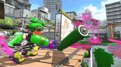 Splatoon 2 lovar mykje moro med blekk.