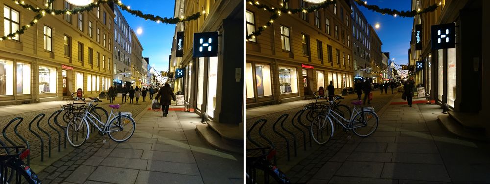 Lukkertiden lar deg også tilpasse bildene i langt større grad, uten å øke bildestøyen eller bruke eksponeringskompensasjonen.