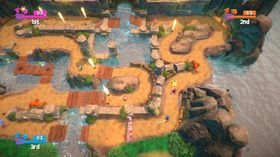 Gokart-løp er blant Yooka-Laylees flerspillermoduser.