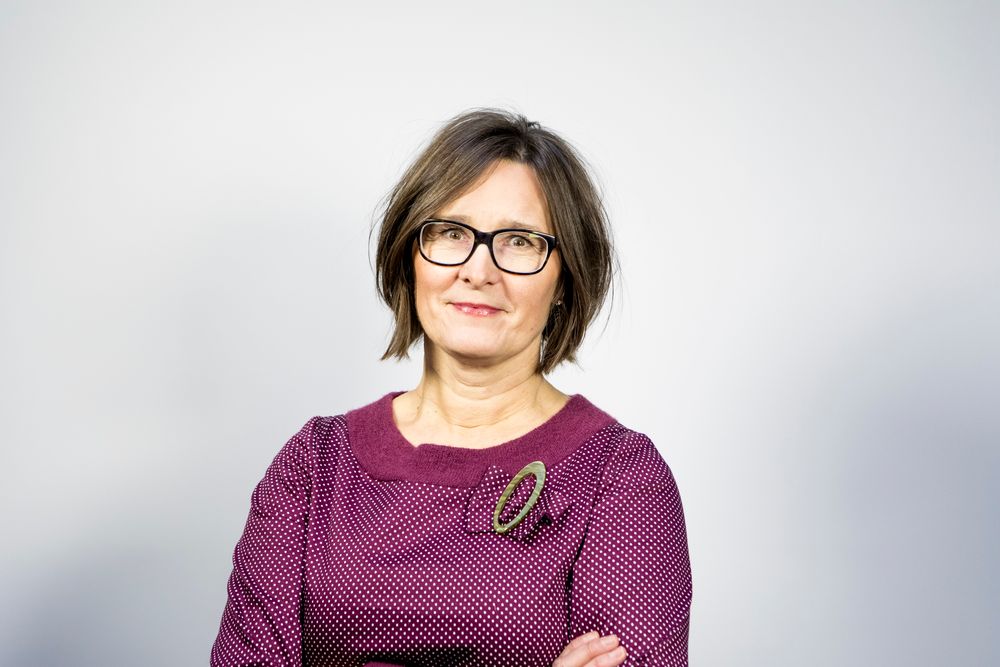 Styreleder Britt Sofie Hestvik ved Institutt for Journalistikk. Til daglig er hun redaktør i Kommunal Rapport.