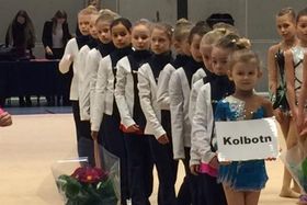 STOLTE: Stolte gymnaster som KIL er så stolte av!