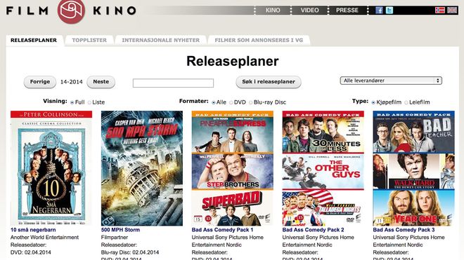 RELEASE LAGT NED