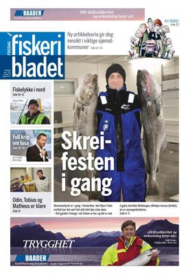 Førstesiden av fredagens Fiskeribladet.