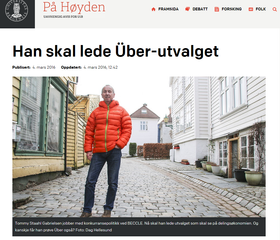 Omtale av «Delingsøkonomiutvalget».