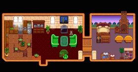 Stardew Valley lar deg også innrede hjemmet ditt.