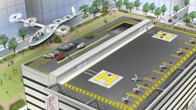 Konseptbilde av hvordan Uber ser for seg Uber Elevate-løsningen.