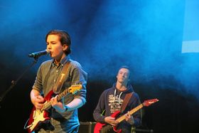HAR FULGT DRØMMEN: Tobias Huse og bandet Æsthetica har deltatt på UKM, og har fått cred av blant annet metallguru Gylve "Fenris" Nagel for sin egen konsert i etterkant i Kolben.