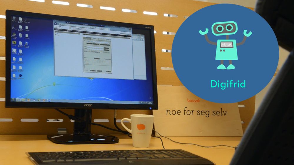 Her jobber Digifrid med saksbehandling i Bergen kommune.