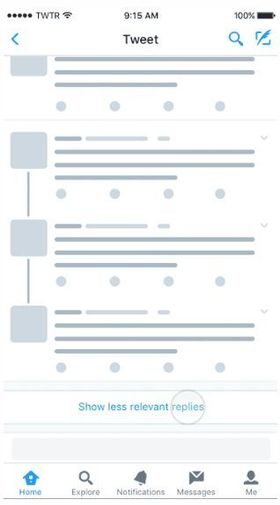 Etter oppdateringen vil mindre relevante, altså potensielt støtende, meldinger skjules slik at man manuelt må åpne dem.