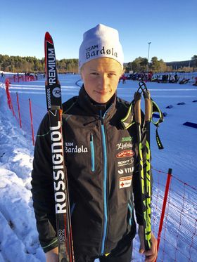 PÅ VEI TIL TOPPS: Skiskyttertalentet Erlend Hokholt satster for fullt på å bli en av de beste.