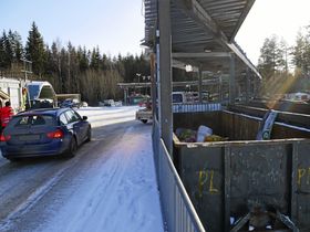 DAGENS GJENVINNINGSSTASJON: Her er gjenvinningsstasjonen på Sofiemyr.