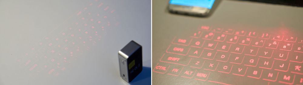 Tastaturet har forskjellige moduser, fra svakt til sterkt. I sterkt lys egner egentlig ingen seg spesielt godt, men i litt dunklere belysning kan det fungere.
