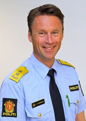 FORNØYD: Politimester Steven Hasseldal er fornøyd med resultatene.