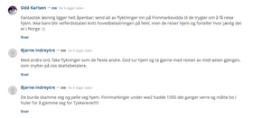 Fra kommentarfeltet på Nettavisen. (Trykk på bildet for større versjon).
