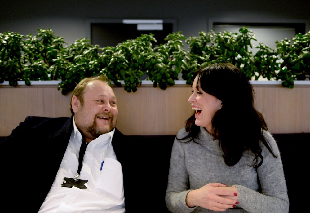 Ulf André og Ingeborg ble for alvor kjent da hun kom tilbake til Aller Media i for. Nå skryter de av hverandre, og samarbeidet i ledelsen.