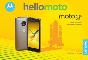 Lekket markedsføringsbilde av Moto G5.