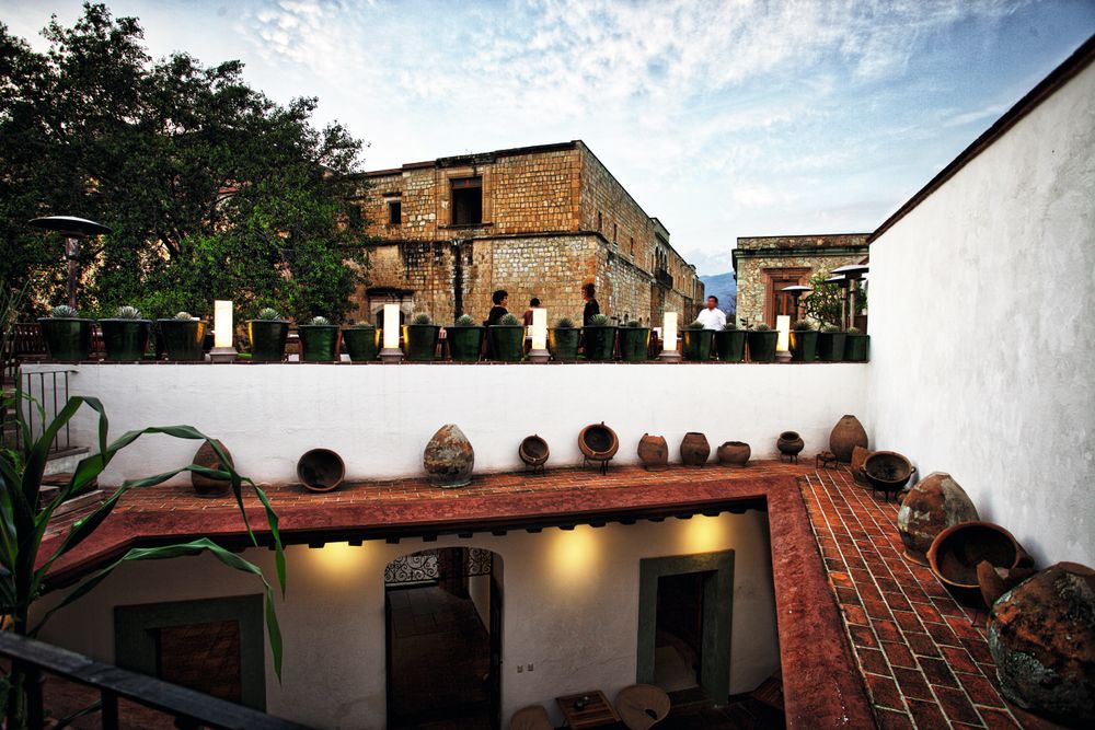 Fra restauranten Casa Oaxaca.