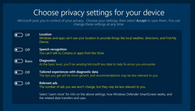 Dette skal være valgene dine i Windows 10 Creators Update.