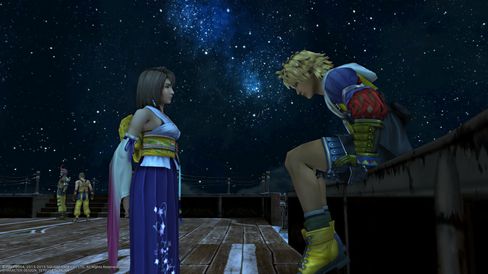 Aww. Tidus og Yuna sitter i et tre!