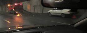 TUNNELTRØBBEL: Bilberging i Nøstvedttunellen skapte køer i går ettermiddag.