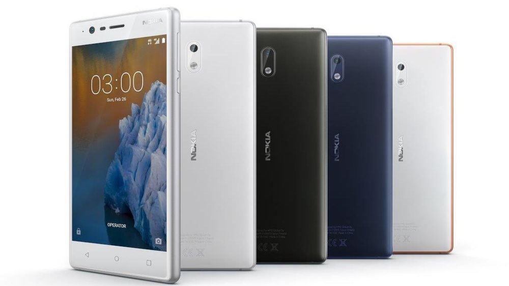 Nokia 3- porteføljen.