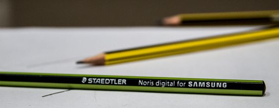 Bortsett fra fargen er designet helt likt Noris-blyantene fra Staedtler.