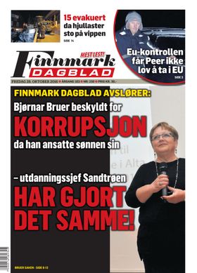FD-forsiden som ble felt.