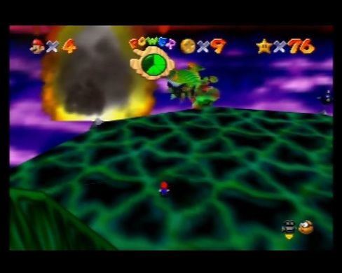 «So long, King Bowser!».