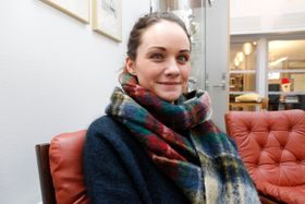 IMPONERT: Valgfaglærer, Madelene Hærgård, er kjempefornøyd med innsatsen, og imponert over elevene sine.