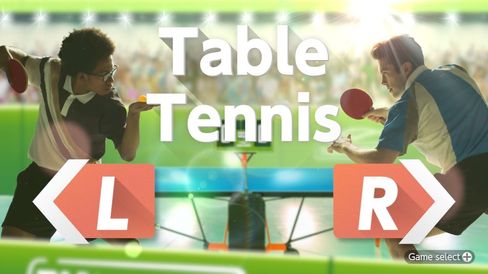 Table Tennis minner om Wii Sports.